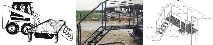 Homemade Cab-Access Platform with Steps