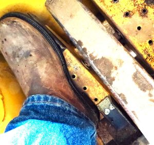 Homemade Skidsteer Pedal Extensions